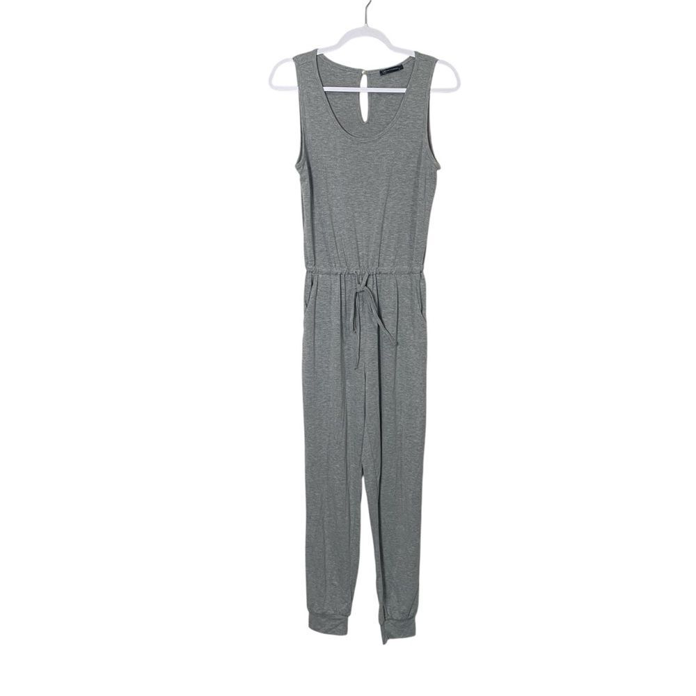 PRETTYGARDEN Womens Jumpsuit Casual Summer Romper Sleeveless Tank Lounge Size S